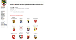 Desktop Screenshot of lag-gentechnik.de